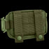 The Condor Digi Pouch is a compact olive green tactical pouch featuring dual snap-button straps and rear webbing for secure attachment.